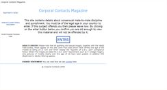 Desktop Screenshot of corporalcontacts.co.uk